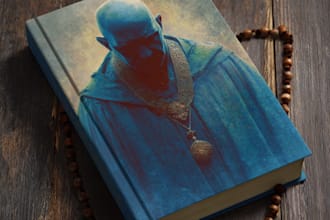 illustrated novel book cover or ebook kindle cover design
