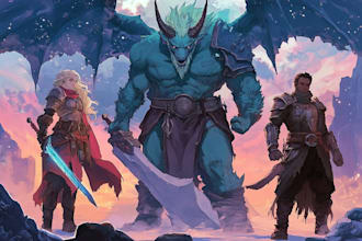 create powerful fantasy villain character