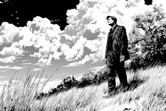 design a gritty, cinematic comic book or novel cover