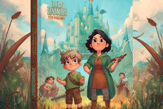 design creative children book cover
