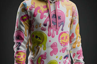 make trendy streetwear hoodie design