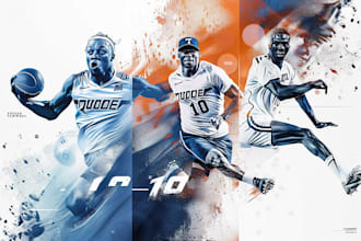 design creative sports graphics for your athletics needs
