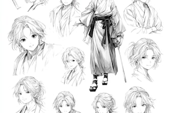 draw your reference sheet furry or anime