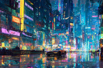 do cyberpunk art anime illustration digital art for you