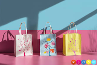 create tote bags, paper bags, shopping bags for you