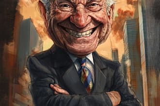 make a humorous political cartoon caricature for you