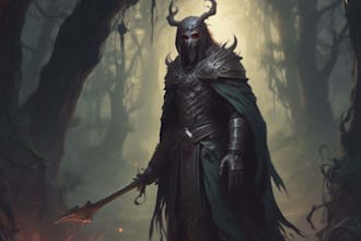 fantasy horror and fantasy horror character