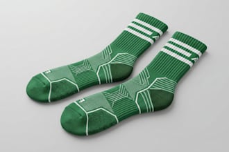 design 3d socks mockup, 3d socks render, 3d textile, 3d glove mockup, 3d mockup