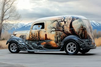 design a professional wrap for your car, bus, truck