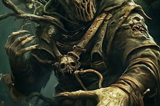 design a terrifying and original horror character