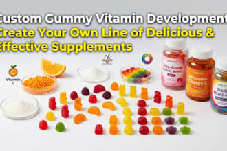 custom jelly gummy supplement formulation  product development services