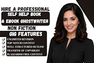 ghostwrite your nonfiction selfhelp ebooks, book writer, KDP ghostwriter