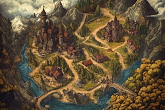 do fantasy map design