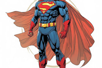 create superhero cartoon character for you