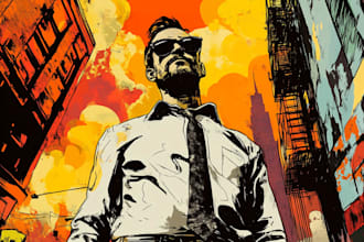 create ai comic book, illustrations any style