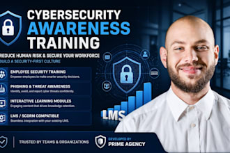 create cybersecurity awareness training for employees and teams