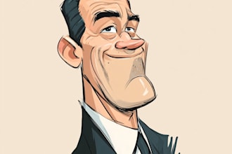 design amazing caricatures from photos