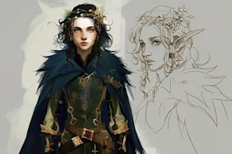 create fantasy character design