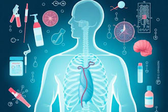 create a medical and scientific illustration