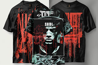 make modern streetwear tshirt or hoodie design
