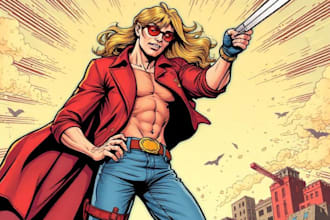 draw your full color comic book