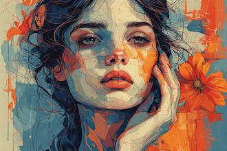 create a abstract painting art or color abstract art