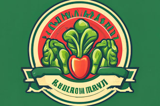 create a professional food logo design