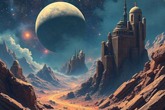 sci fi illustration and sci fi art