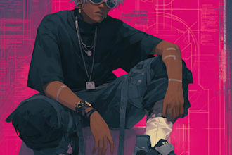 draw cyberpunk, lofi or streetwear anime illustrations