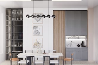 design kitchen cabinets, tv unit, and custom furniture with cut list