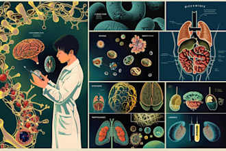 design scientific, medical, educational illustration for you