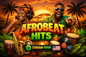 organic USA spotify afrobeat music playlist,spotify album,ep US music promotion