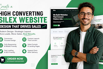 create a high converting silex website design that drives sales