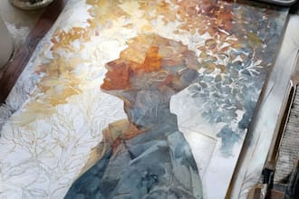 watercolor portrait painting, photo to watercolor portrait