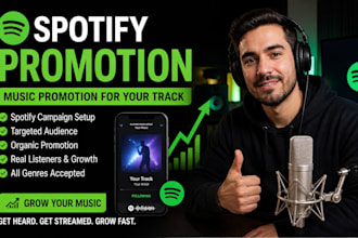 setup spotify campaign music promotion sportify promotion spotify track listener