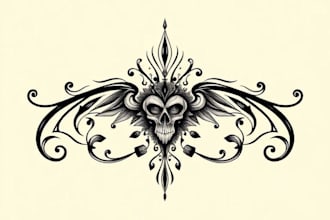 design professional creative tattoo design
