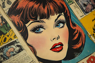 comic book illustration with comic book illustrator