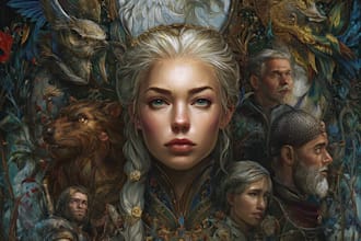 build cinematic dnd fantasycharacter portraits for you