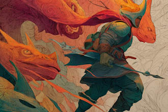 draw a fantasy illustration