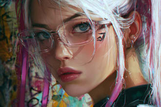drawing anime artwork illustration with high quality