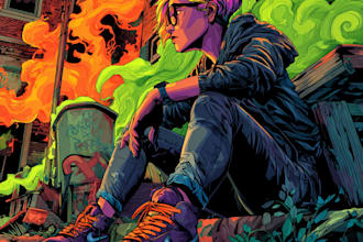 comic book illustration with comic book illustrator