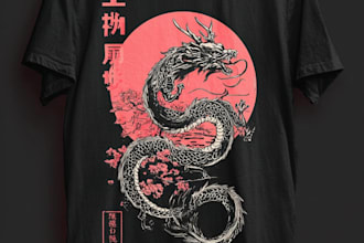 do japanese t shirt design