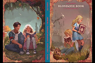 create a storybook cover that brings your characters to life