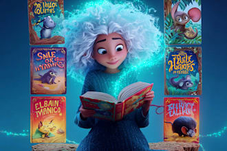 design professional cartoon style book cover