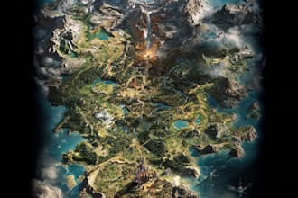 create fantasy, retro and vintage maps for board games
