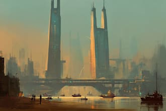 make a cyberpunk, cyberpunk city, scifi art for you