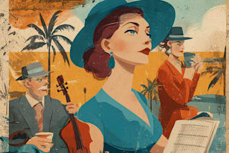 vintage poster retro vintage art deco travel film comic book cover comic poster