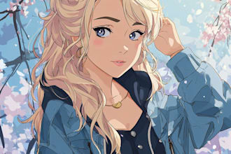 do a anime character