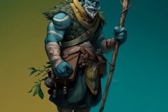 draw fantasy characters or fantasy character