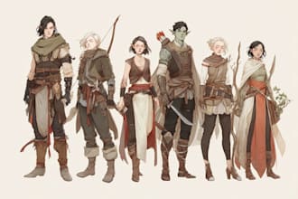 character art and dnd character art